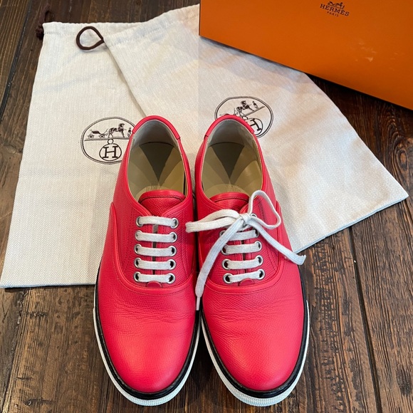 Authentic 🧡Rare🧡 Hermès Sneakers - Picture 1 of 16